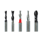 5 Piece Down Spiral Bit Set