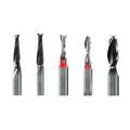 5 Piece Up Spiral Bit Set