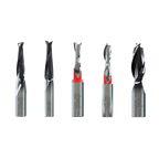 5 Piece Up Spiral Bit Set