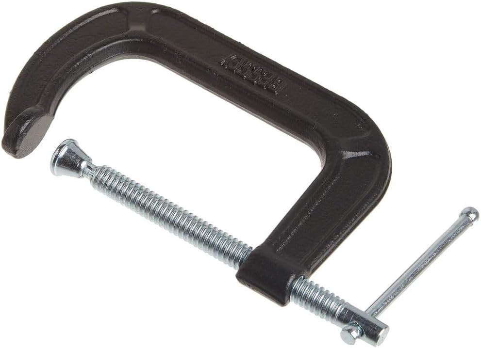 4" Light Duty Powder Coated Finish C-Clamp - CM40