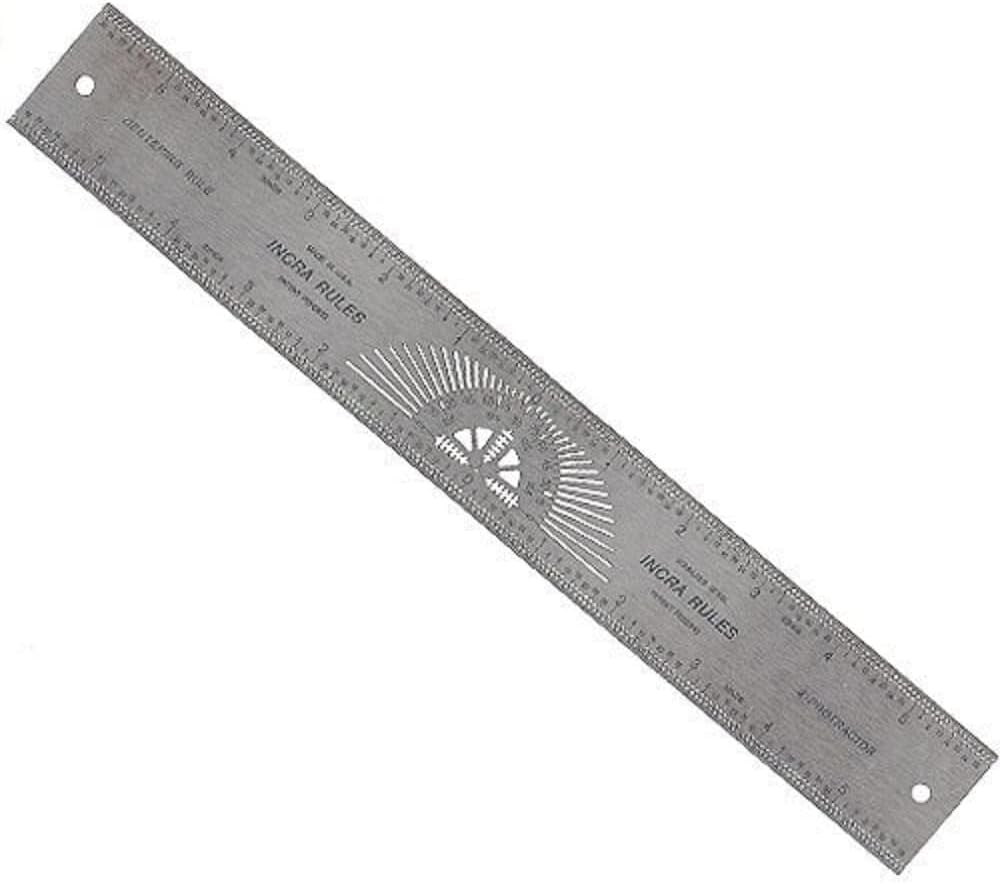 12" Center Finding Rule