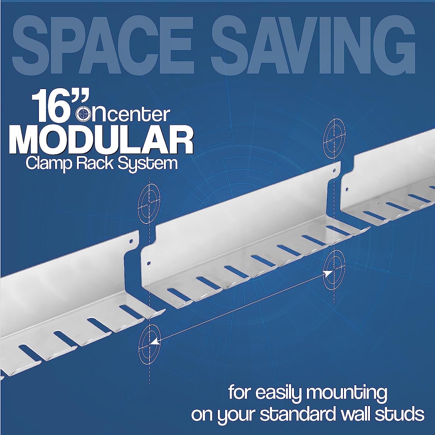 Bar/Parallel Clamp Modular Clamp Rack - 3PK