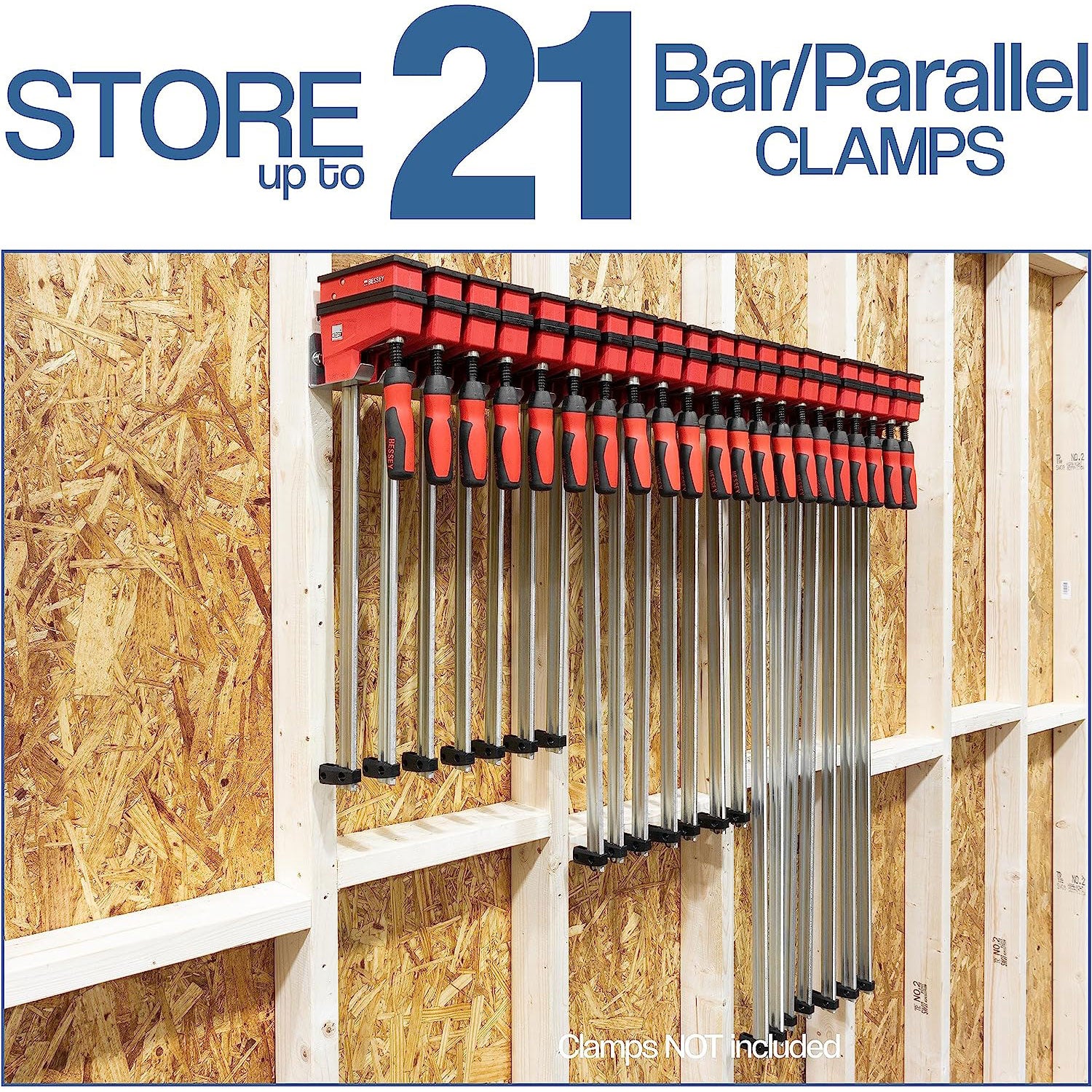 Bar/Parallel Clamp Modular Clamp Rack - 3PK