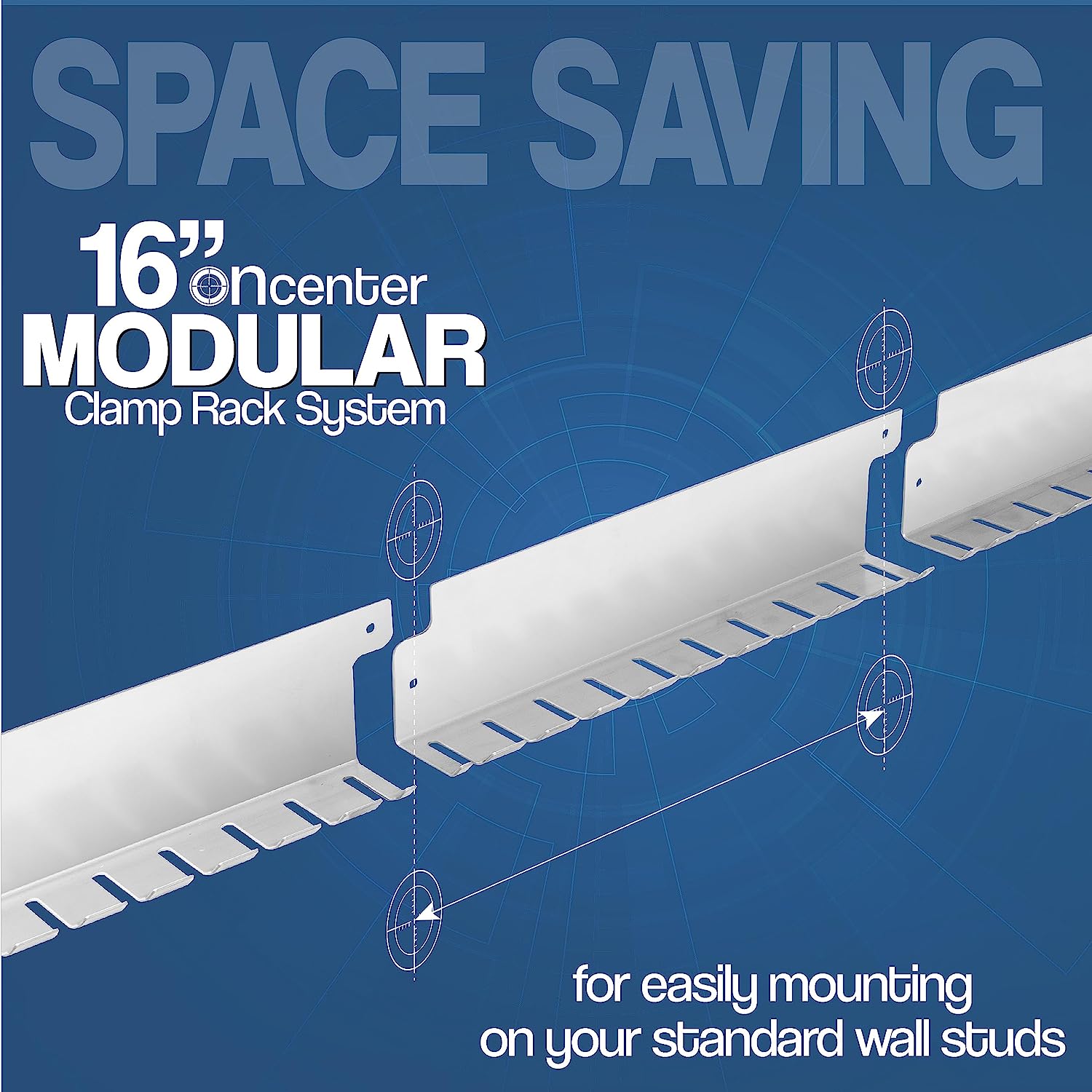 F-Clamp Modular Clamp Rack - 3PK