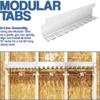 Assorted Modular Clamp Racks - 3 Pack