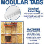 Assorted Modular Clamp Racks - 3 Pack