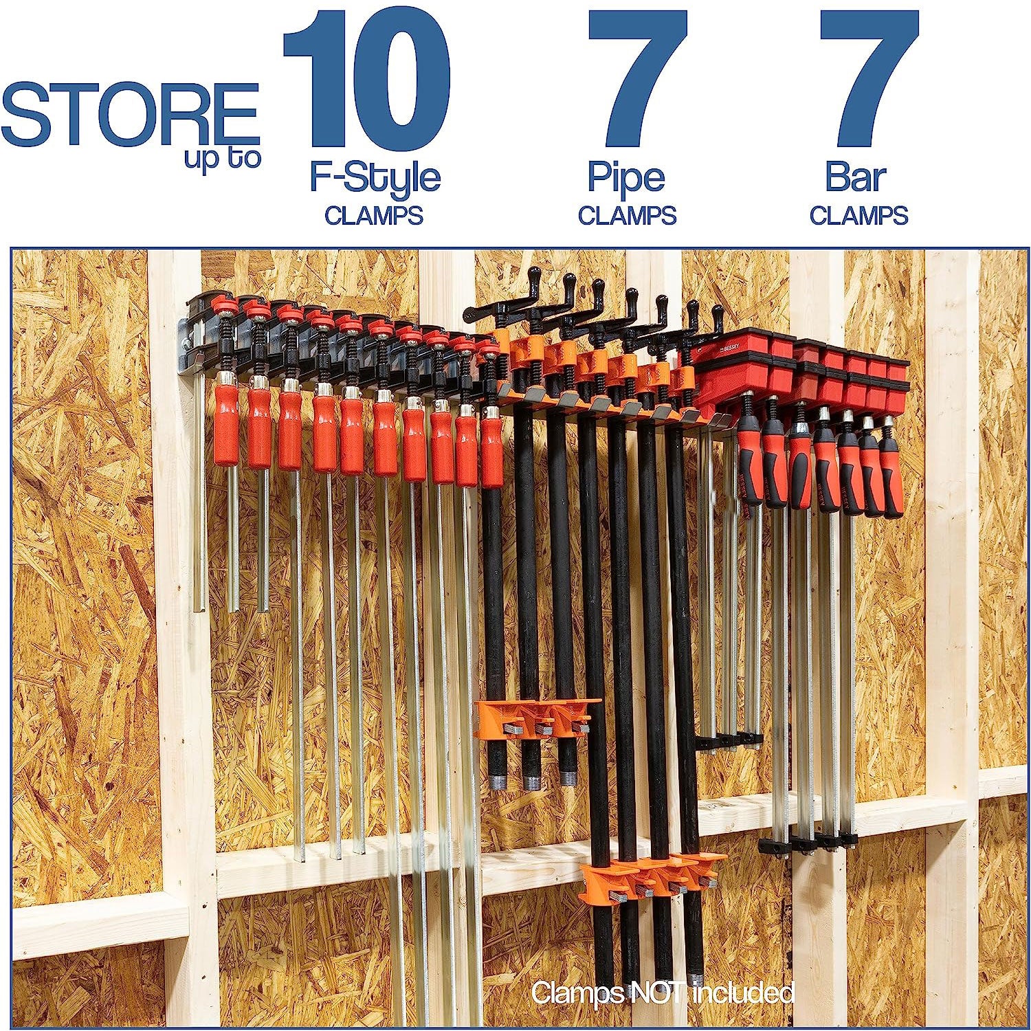 Assorted Modular Clamp Racks - 3 Pack