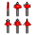 6 piece Starter Router Bit Set