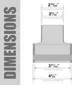 4" to 2-1/2" Quick Connect Adapter