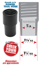 Small Tapered Rubber Flex Port Adapter
