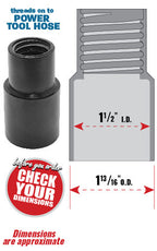 Large Rubber Flex Port Adapter