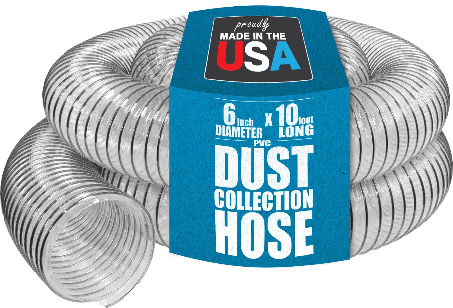 6" Heavy Duty Clear PVC Hose