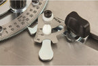 Miter Gauge with Telescoping Fence and Dual Flip Shop Stop