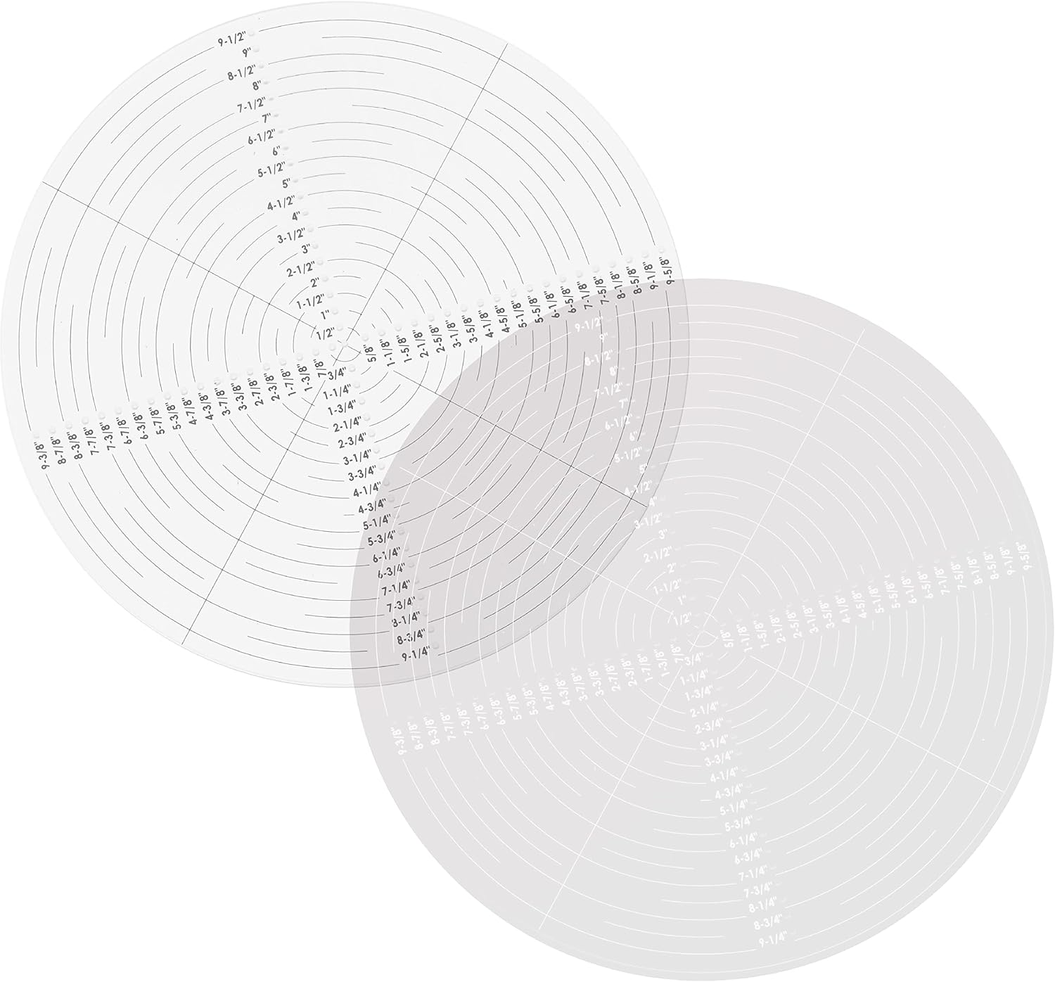 10" Round Center Finder/Compass