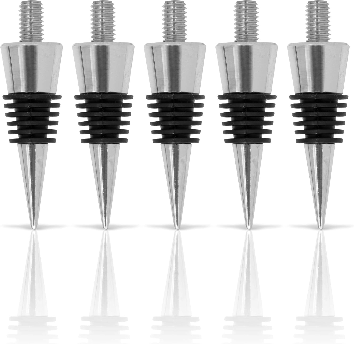 Classic Chrome Style Bottle Stopper Kit