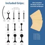 Contour & Angle Sanding Grip Pack