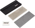Diamond Stone Sharpening & Flattening Kit - 8" x 3" Professional Double-Sided Fine/Coarse