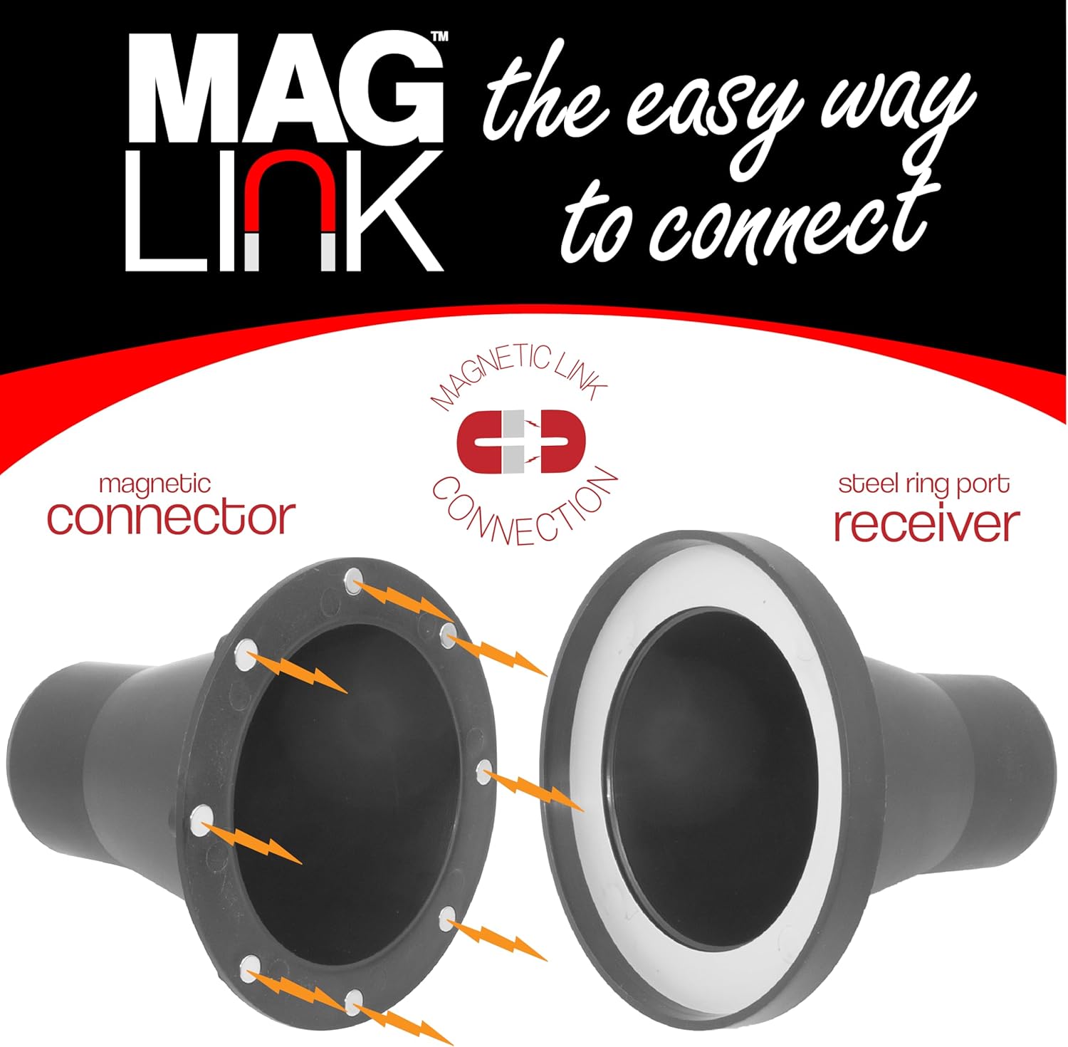 4" - 2½" Mag Link Super Pack for Shop-Vac® Hoses