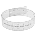 24" Clear Flex Center Finding Ruler