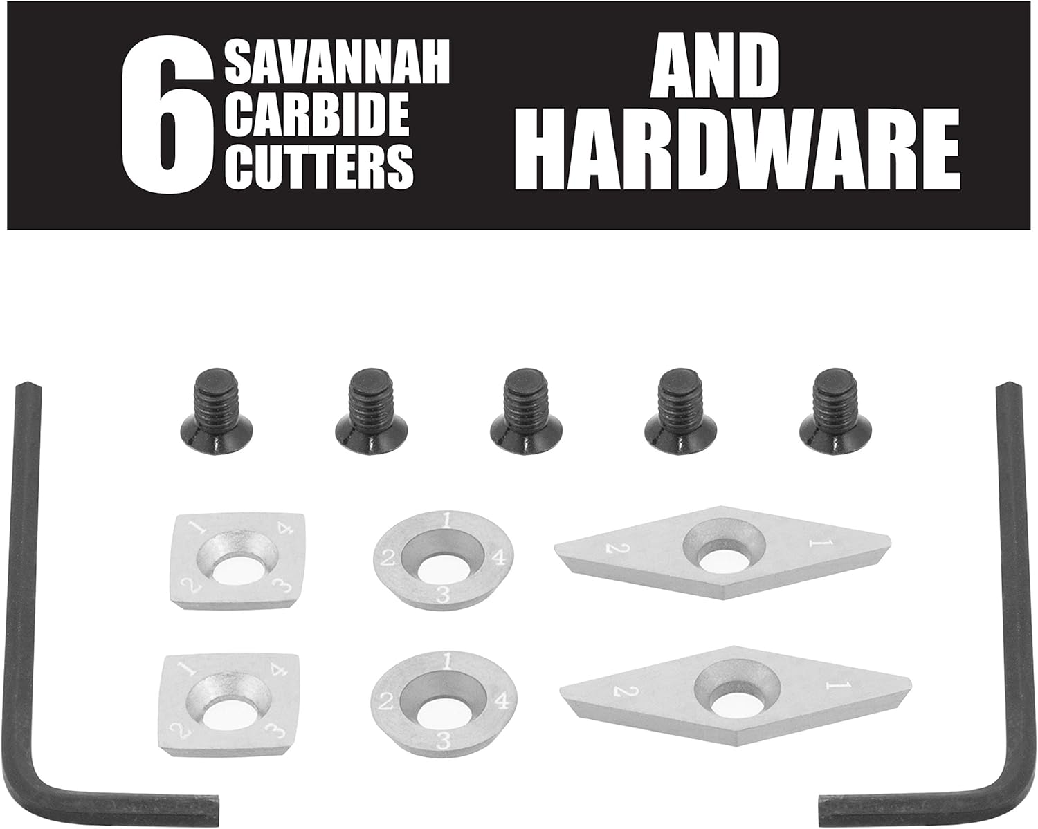 3 Piece Carbide Mini Turning Tool Set