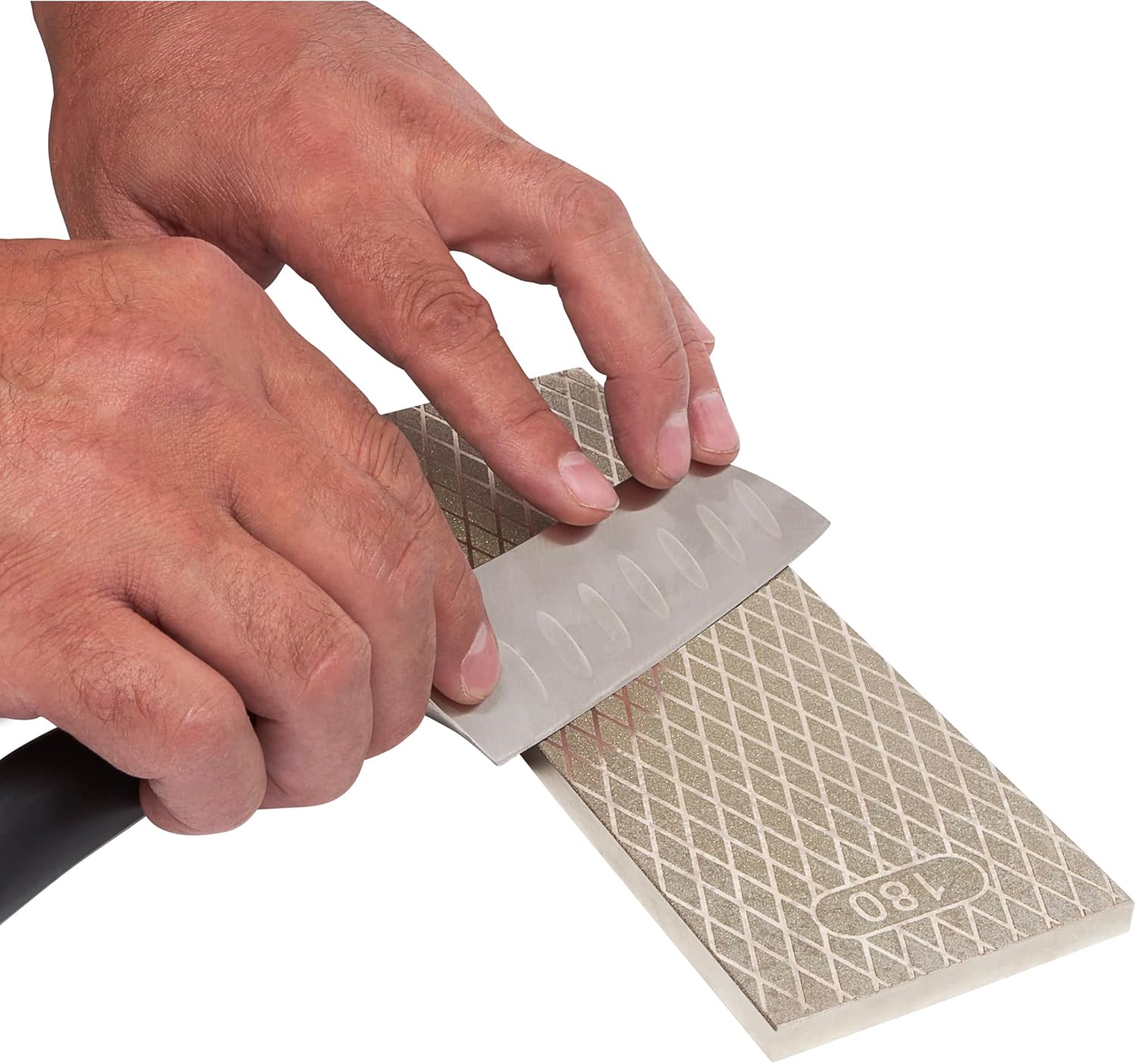 Diamond Stone Sharpening & Flattening Kit - 8" x 3" Professional Double-Sided Fine/Coarse
