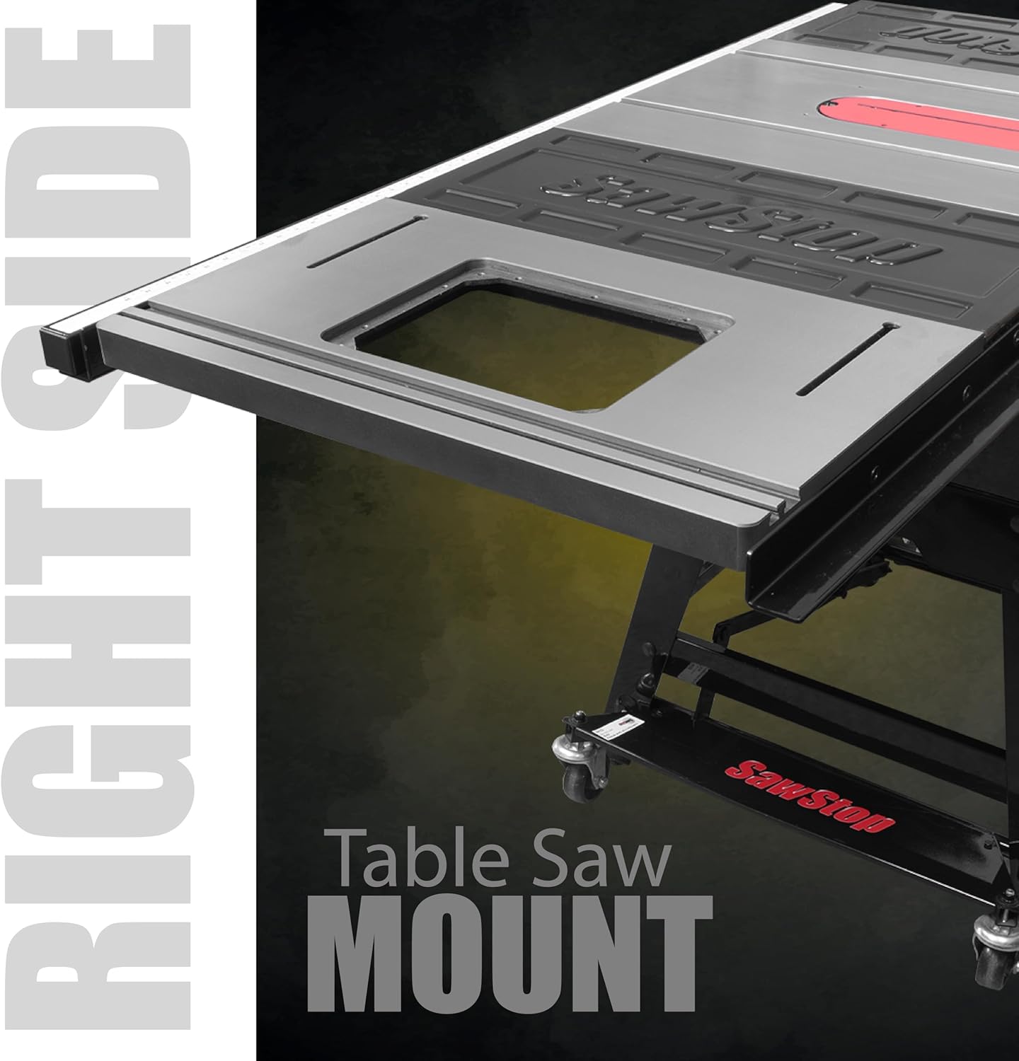 Cast Iron Table Saw Router Extension Wing
