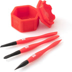 Pod with Sealable Lid & 3 SILI® Micro Glue Brushes
