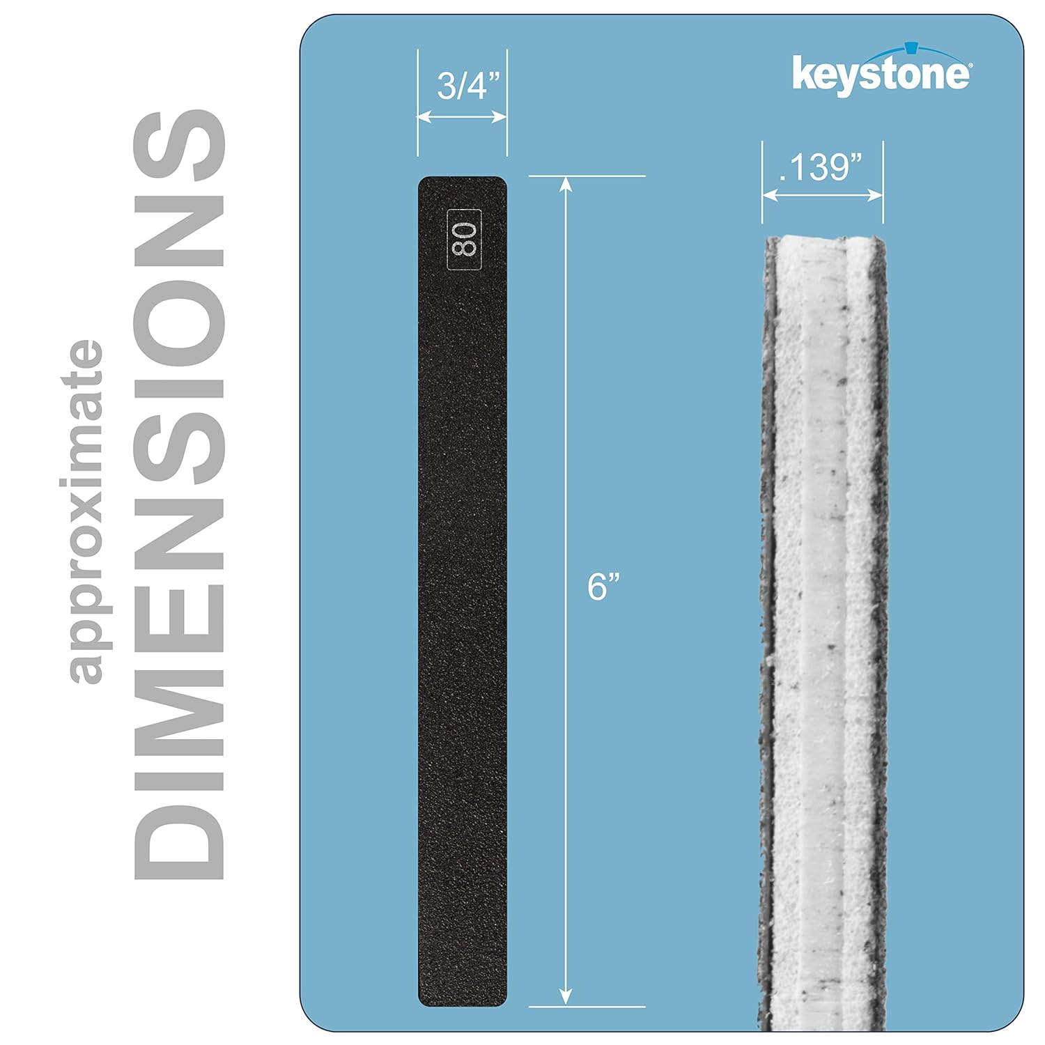 Double Sided Micro Cushioned Abrasive Sticks