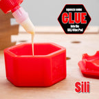 Pod with Sealable Lid & 3 SILI® Micro Glue Brushes