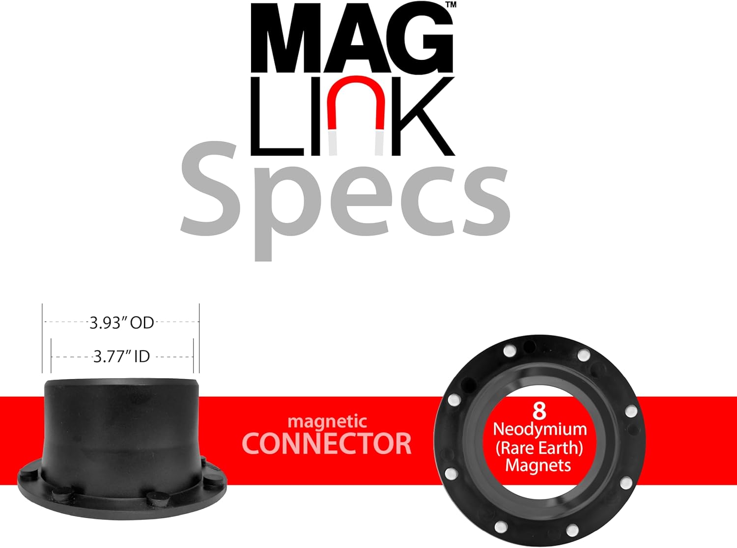 4" MagLink™ Magnetic Connector