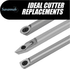 Large 3 Piece Carbide Replacement Cutters
