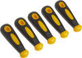 5 Piece Rubber File Handles w/Round Hole