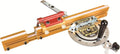 Miter Gauge with Telescoping Fence and Dual Flip Shop Stop
