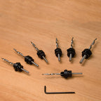22 Piece Taper Drill Bit Set