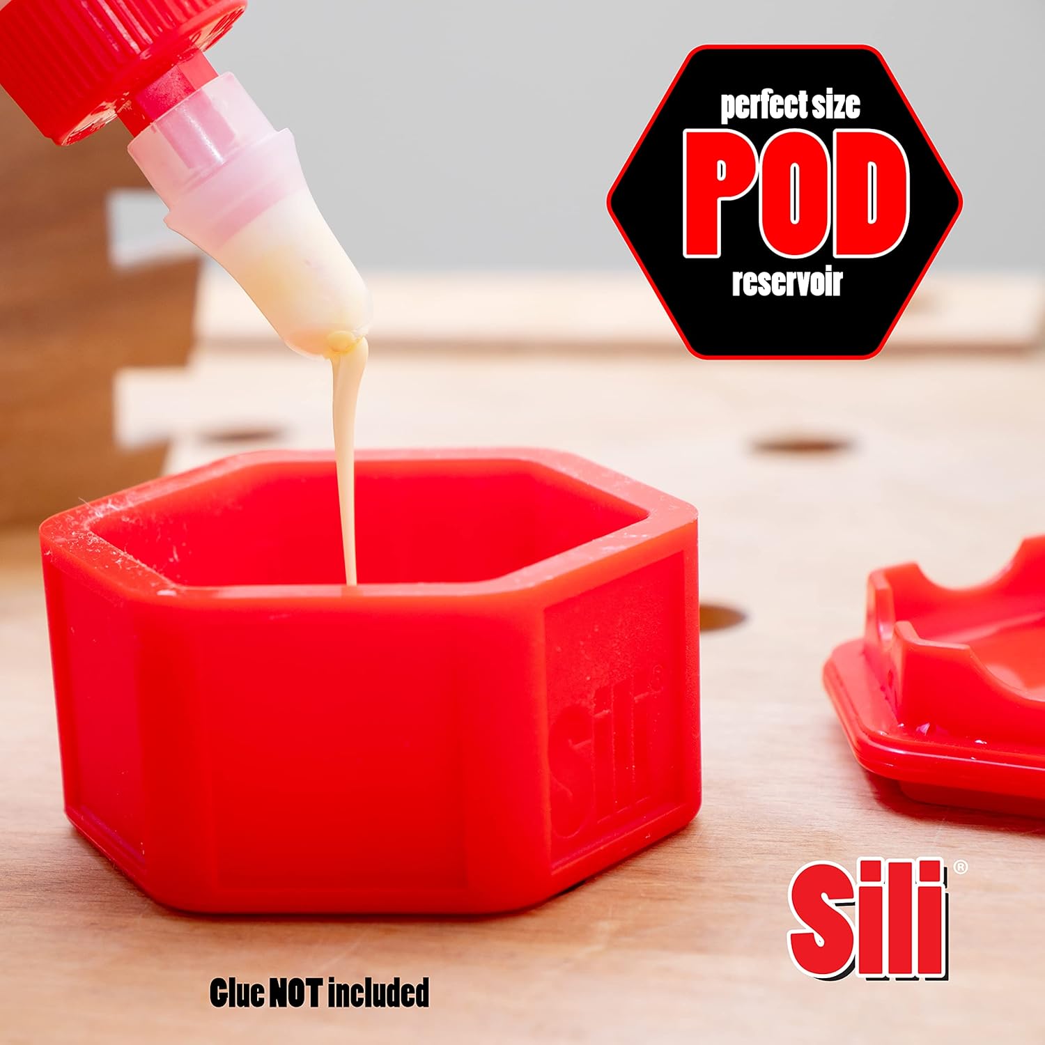 Glue Pod with Multi Purpose Sealable Lid