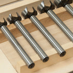 6 Piece Coin Forstner Bit Sets with Depth Stop Kit