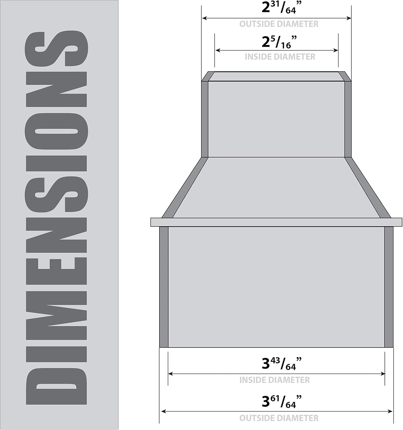 4" to 2-1/2" Reducer