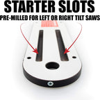 Delta Uni / Contractor & Large Grizzly Phenolic Zero Clearance Insert / Dado Throat Plate