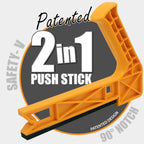 2 in 1 Safety V Push Stick - 2PK