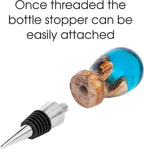 9 Piece Classic Chrome Bottle Stopper Kit