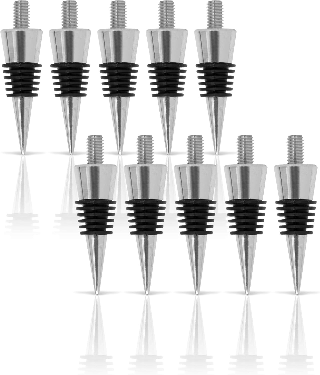 Classic Chrome Style Bottle Stopper Kit