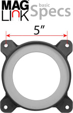 4" MagLink™ Surface Mount Steel Ring Receiver