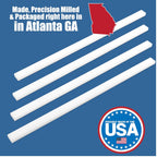 17" UHMW Plastic Strips - 4 Pack