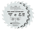 8" Box Joint Cutter Set