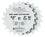 8" Box Joint Cutter Set