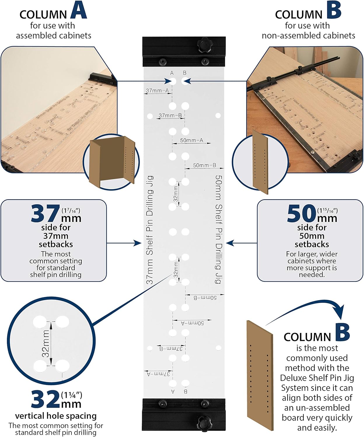 EZ Align Shelf Pin Jig