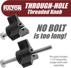 1/4" x 20 tpi Knob & Bolt - 10PK