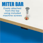 19" Precision Aluminum Miter Bar