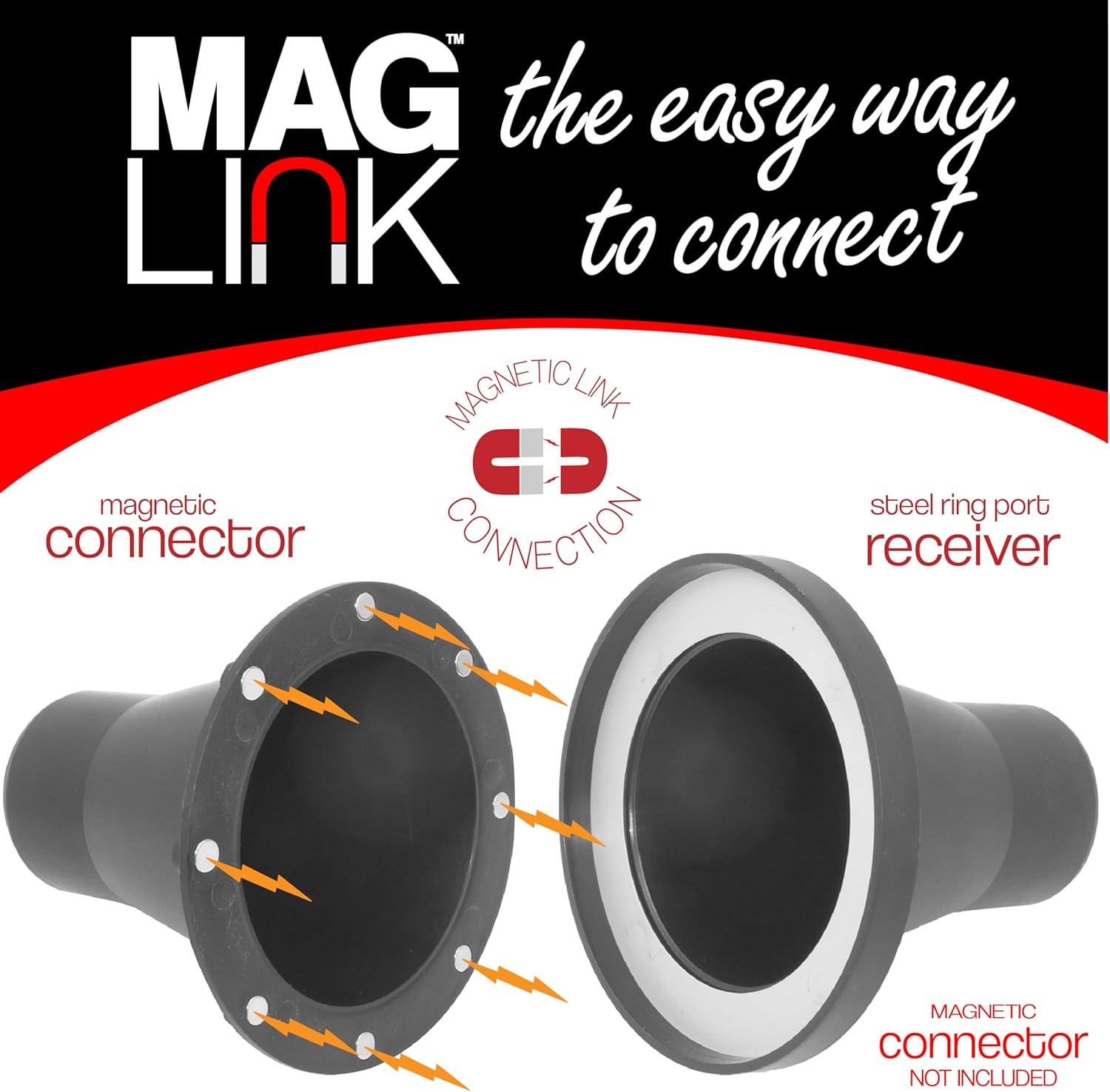 4" - 2½" MagLink™ Steel Ring Port Receiver