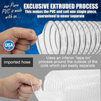 2-1/2" Heavy Duty Clear PVC Hose